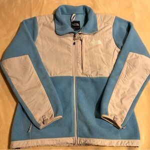 The North Face Denali Womens Blue and Gray Jacket